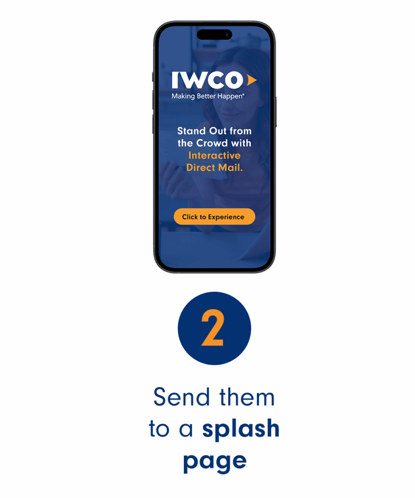 Send them to a splash page