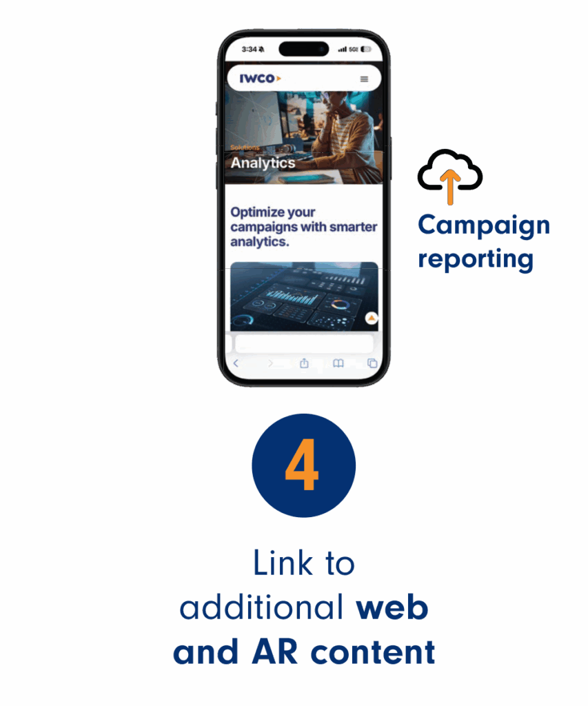 Link to additional web and AR content