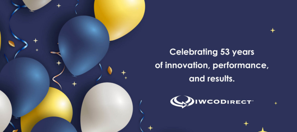 IWCO celebrating 53 years graphic
